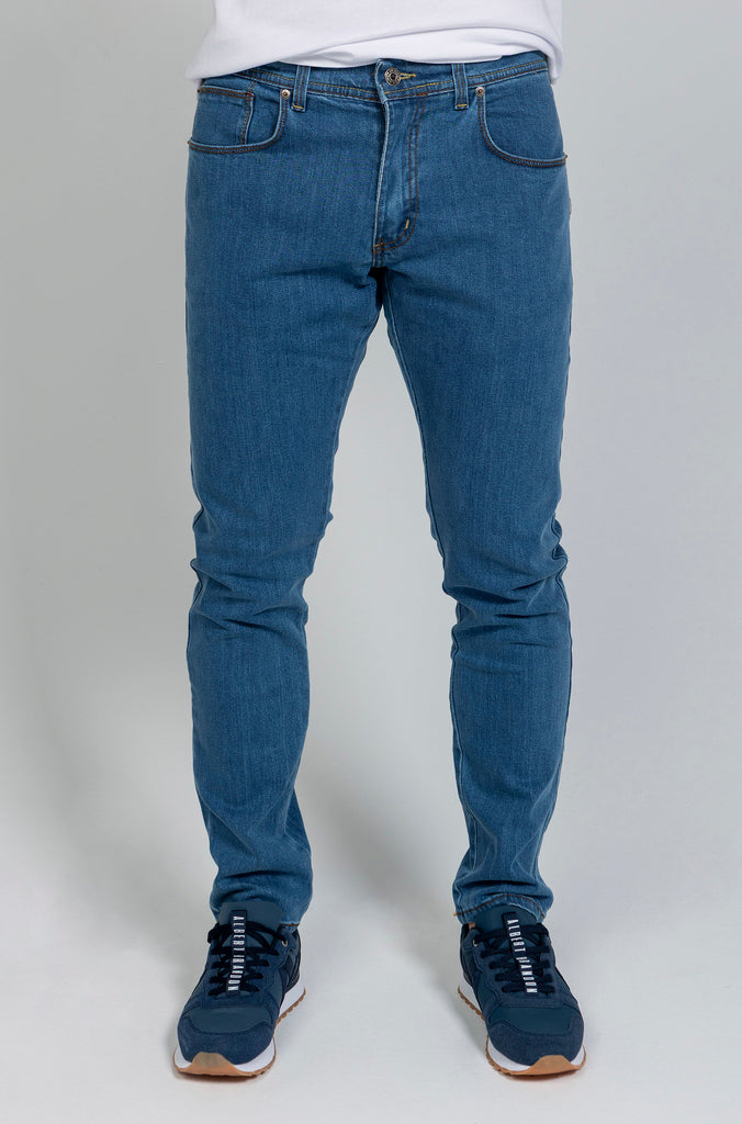 Pantalón Vaquero Stone Washed Claro