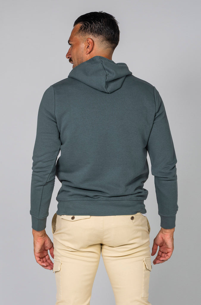 Sudadera PRAGA con Capucha Verde Medio