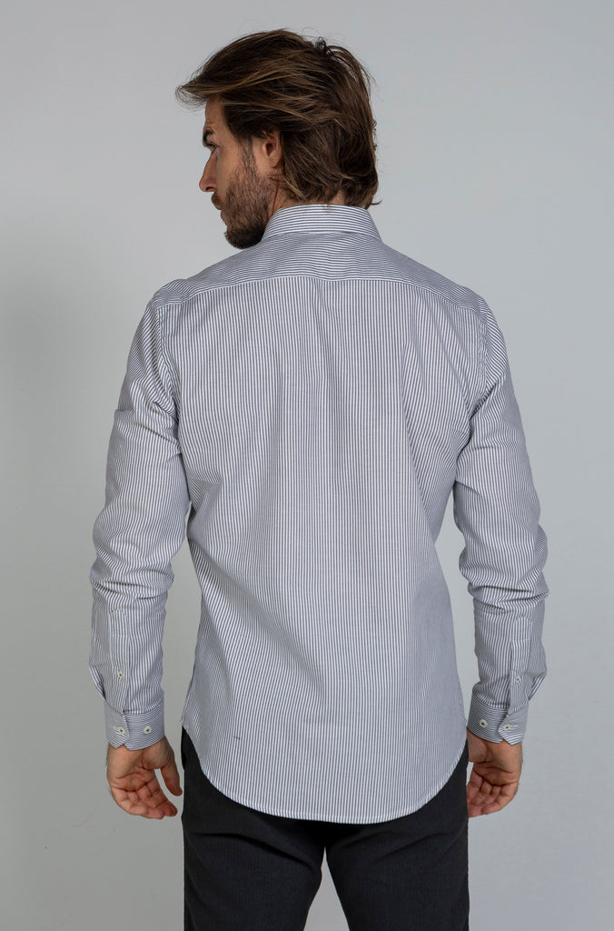 Camisa Pinpoint Raya Kodak Gris
