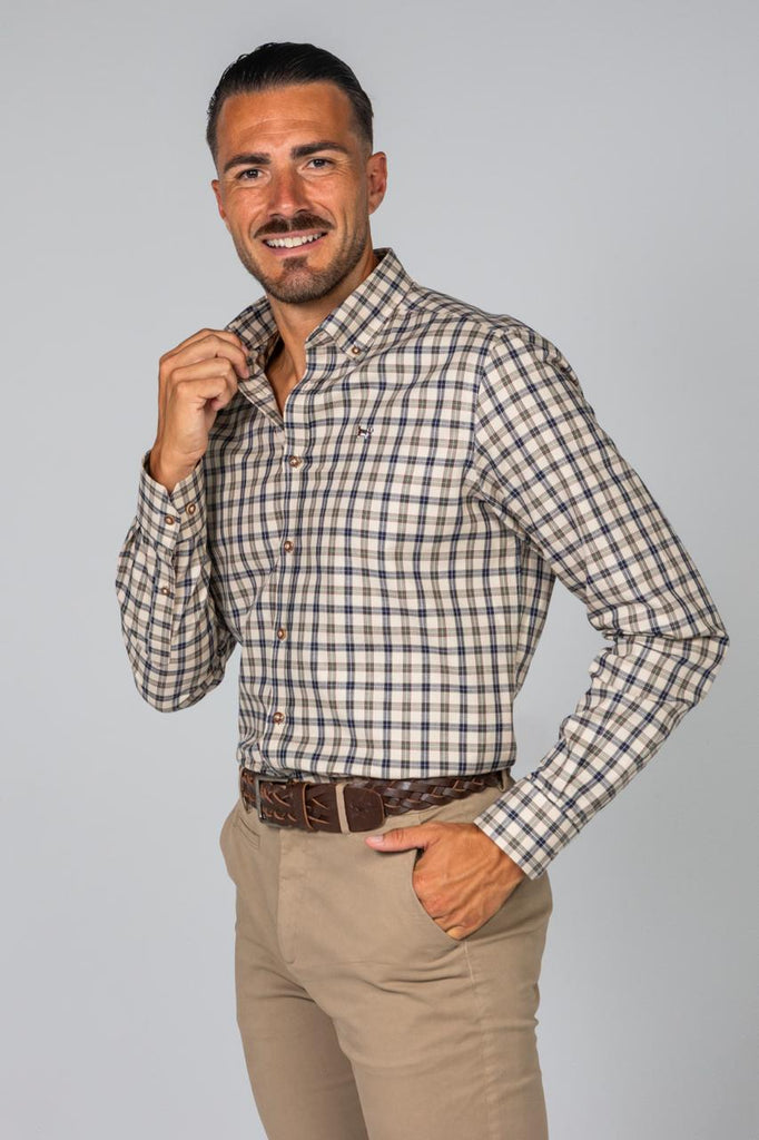 Camisa Viella Twill Beig
