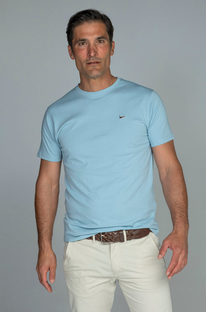 Camiseta Básica Brandon Turquesa