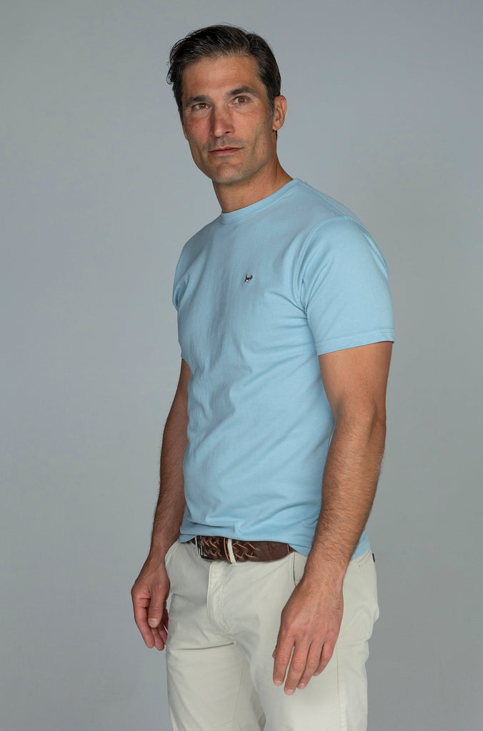 Camiseta Básica Brandon Turquesa