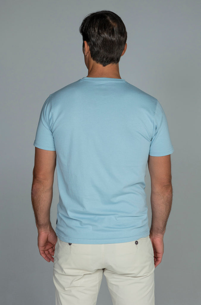 Camiseta Básica Brandon Turquesa
