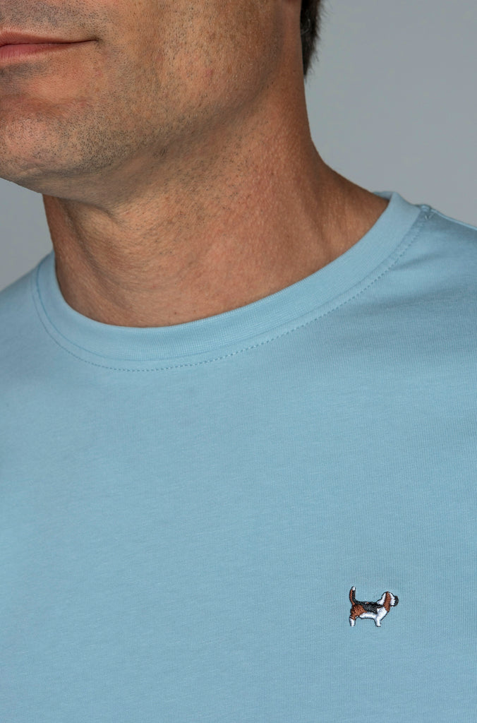 Camiseta Básica Brandon Turquesa