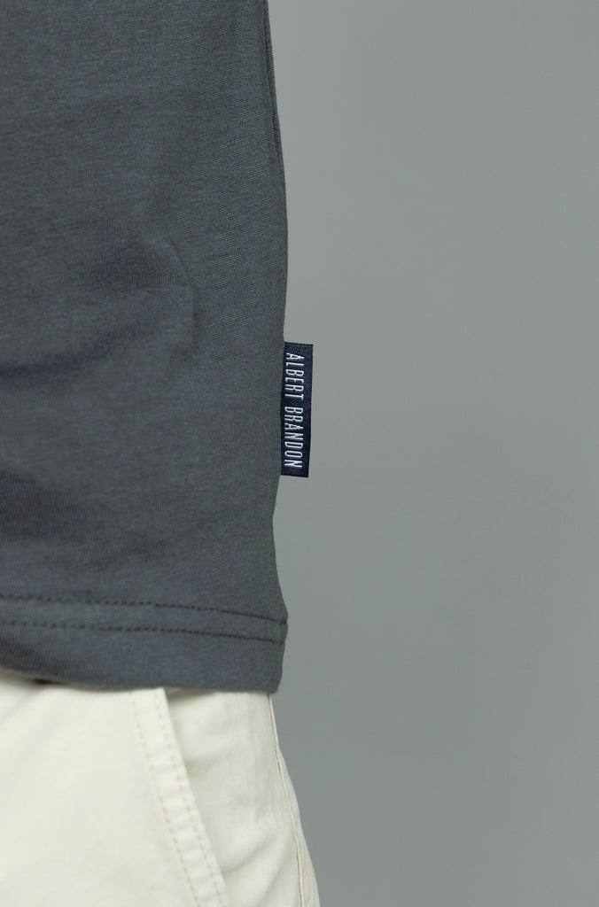 Camiseta Básica Brandon Gris Plomo