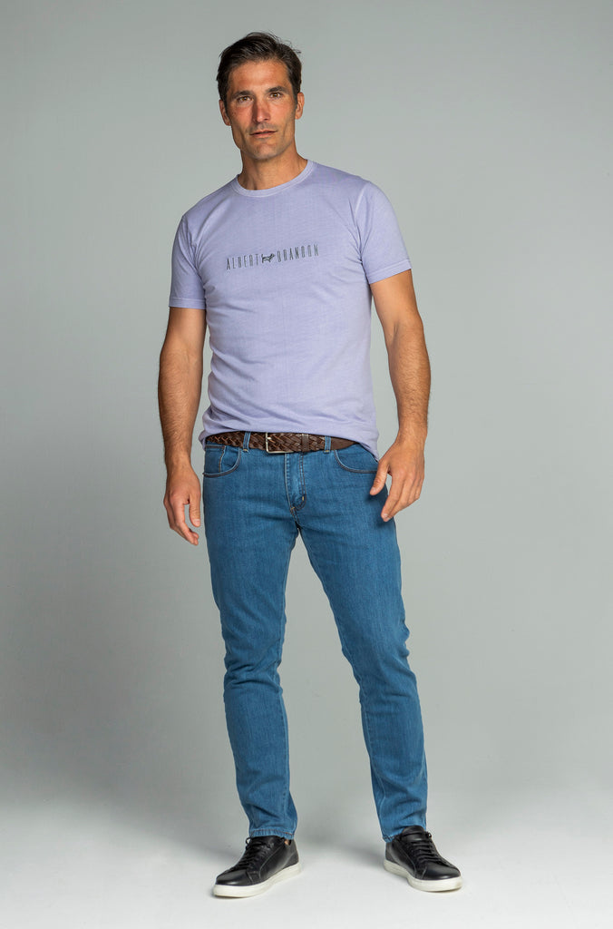 Camiseta Risen Delavada Malva
