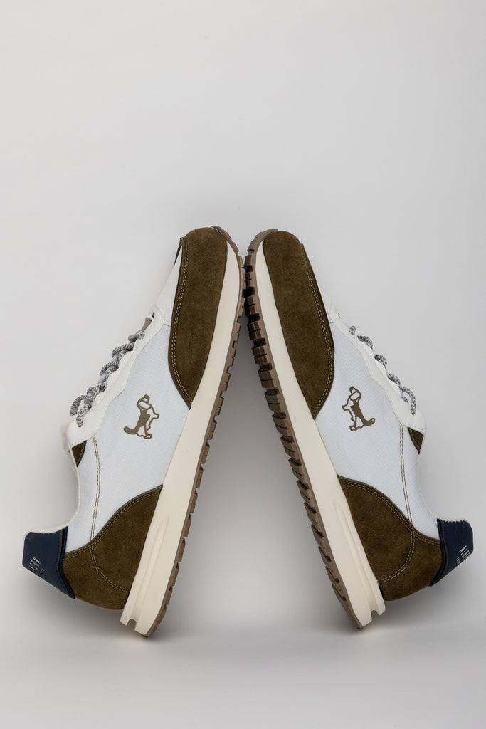 Zapatilla Serraje Brandon Contraste verde