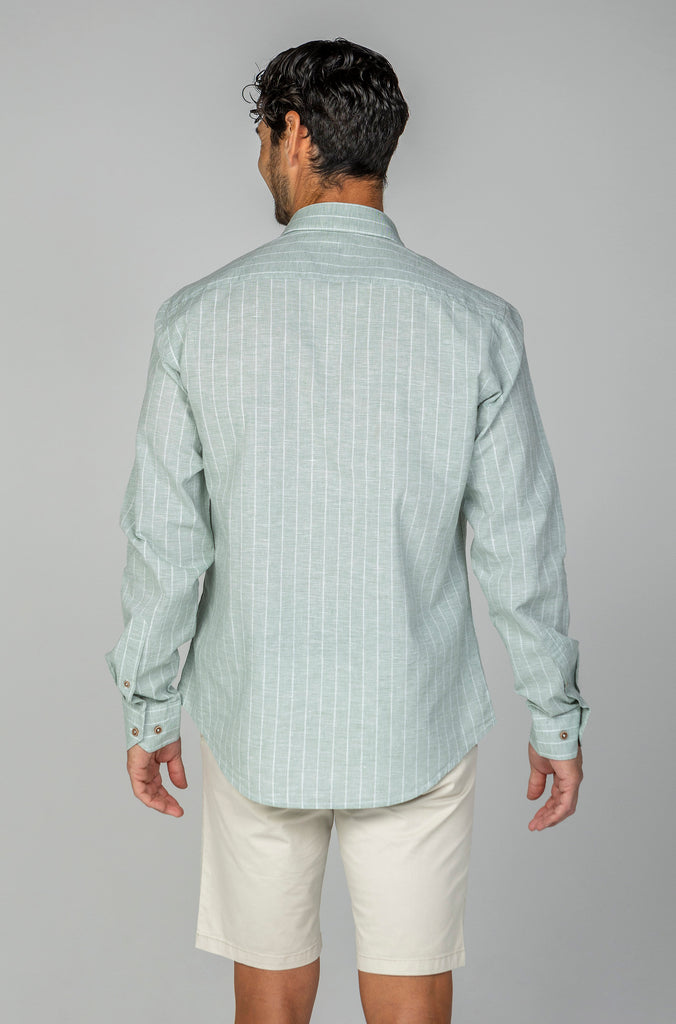 Camisa Zumaya Lino Verde