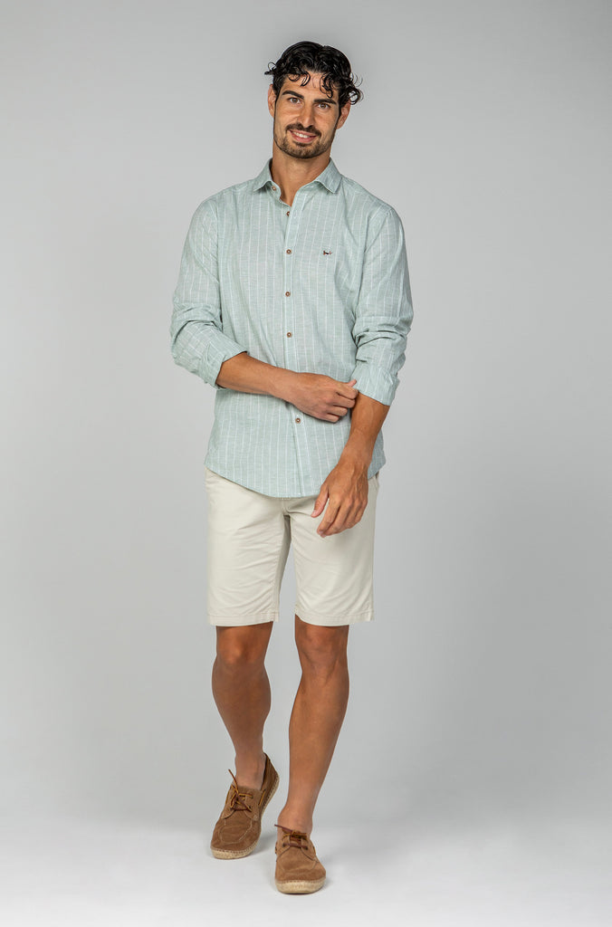 Camisa Zumaya Lino Verde