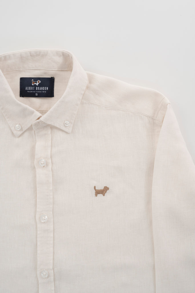 Camisa Milano Premium 100% Lino Crudo