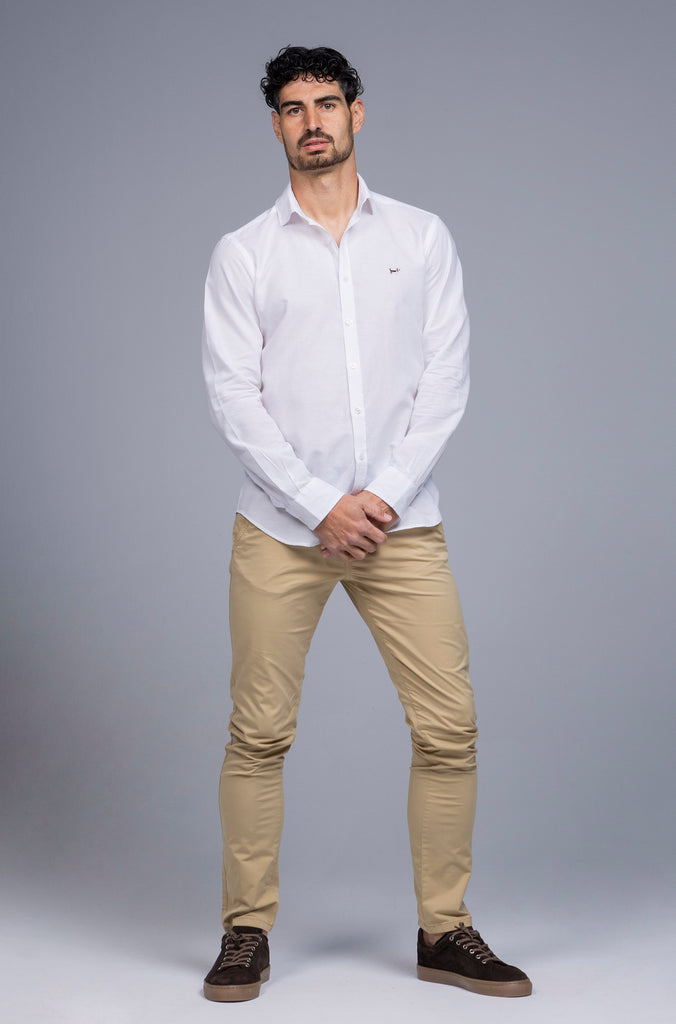 Camisa Margot Custom Blanco