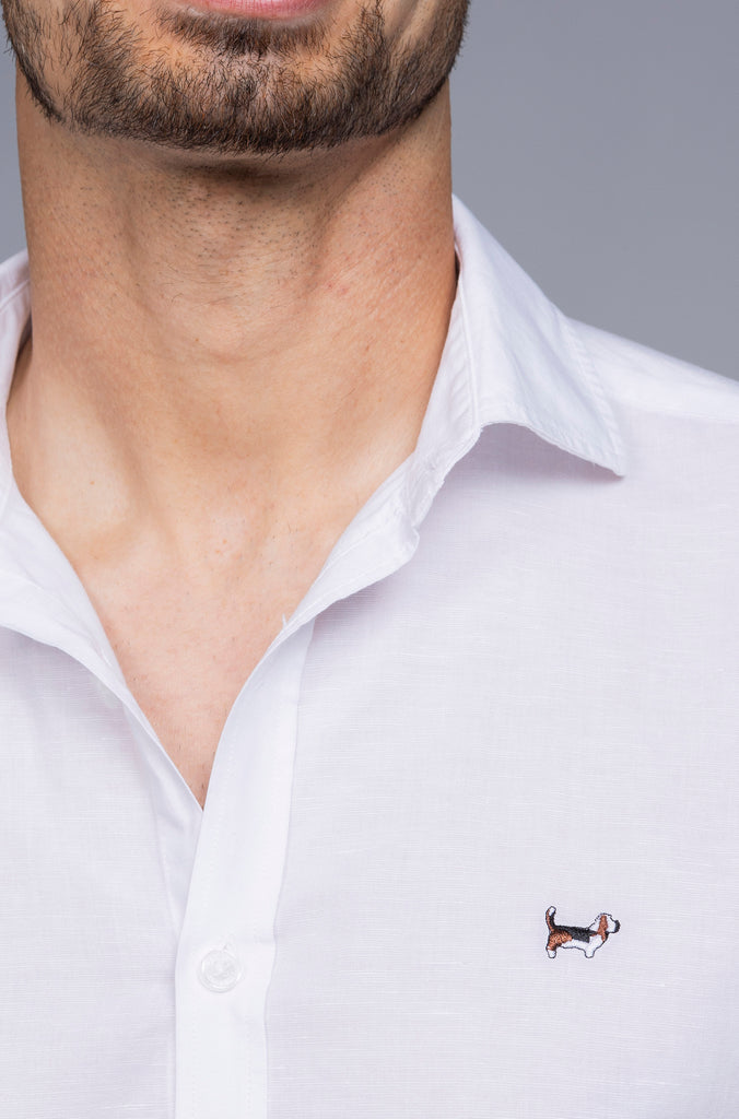 Camisa Margot Custom Blanco