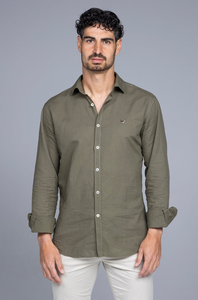 Camisa Margot Custom Kaki