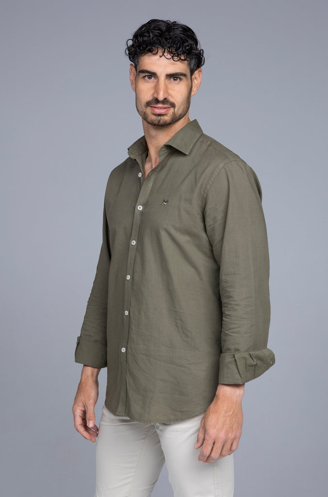 Camisa Margot Custom Kaki