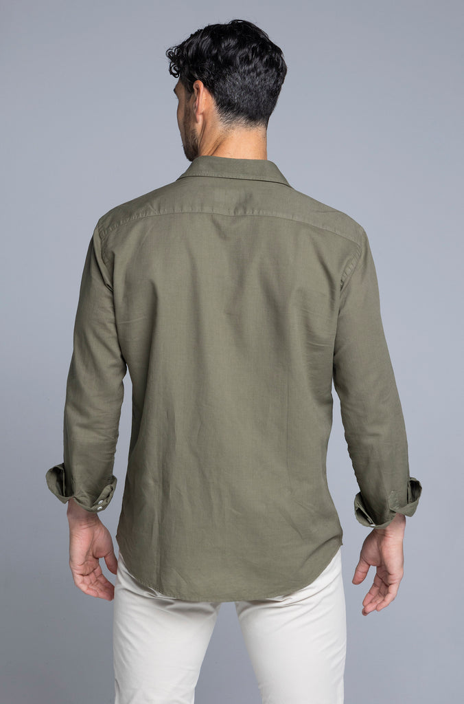 Camisa Margot Custom Kaki