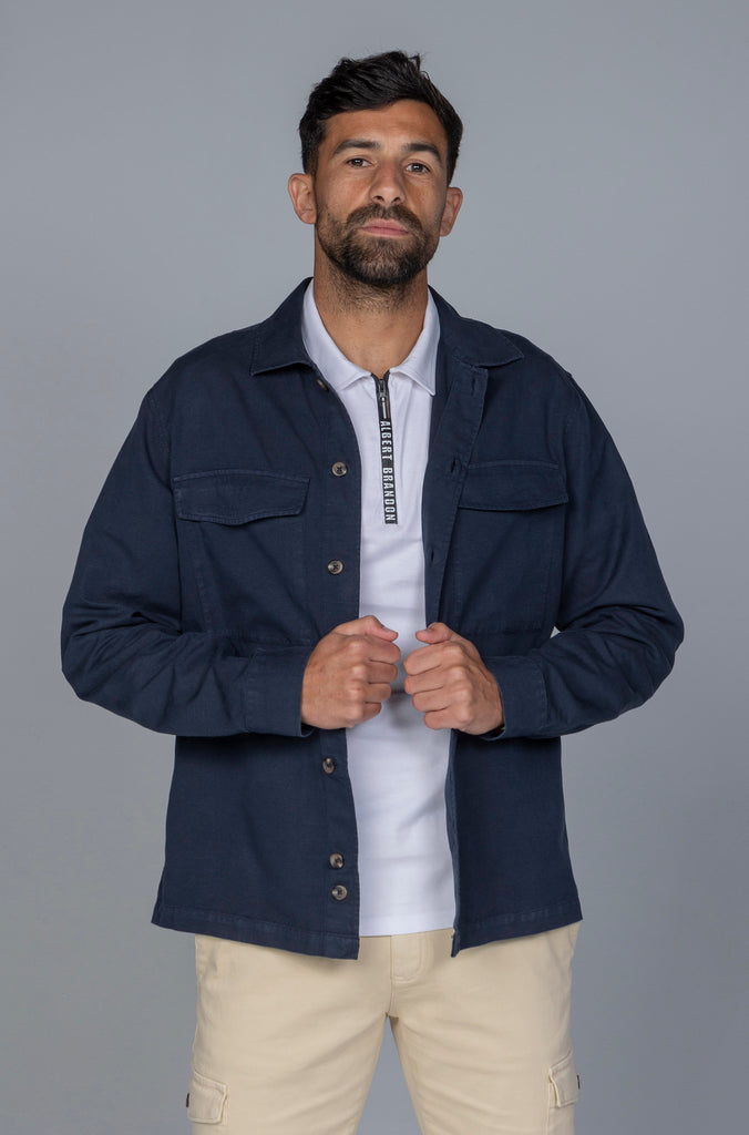 Sobrecamisa Dover Lino Marino