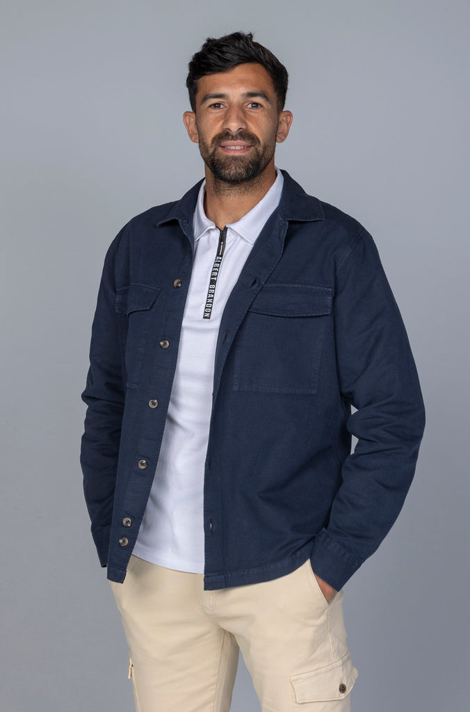 Sobrecamisa Dover Lino Marino