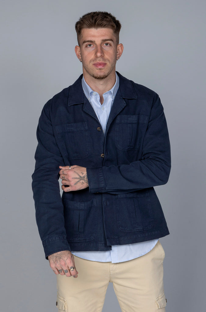 Sobrecamisa Rens Lino Marino