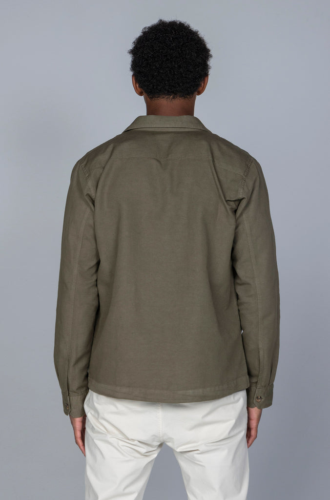Sobrecamisa Rens Lino Kaki