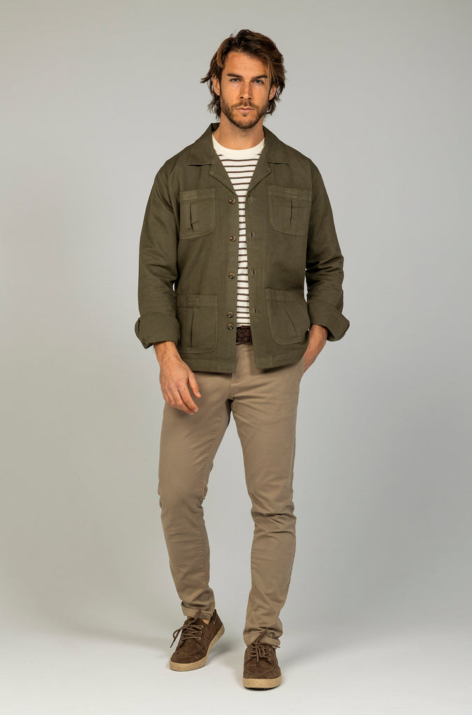 Sobrecamisa Cotolino Bolsillos Kaki