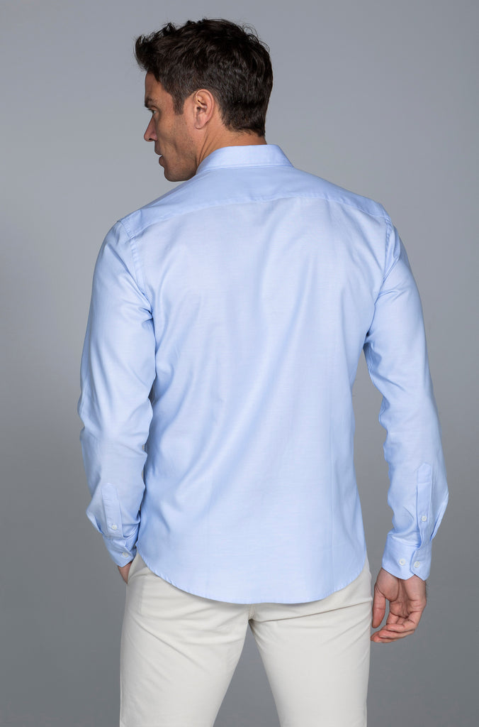 Camisa Minioxford Yale Celeste