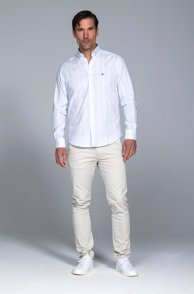Camisa Toja MiniOxford Raya Ancha