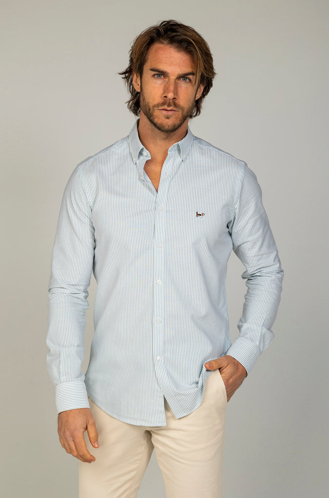 Camisa Oxford Suavizada Raya Verde