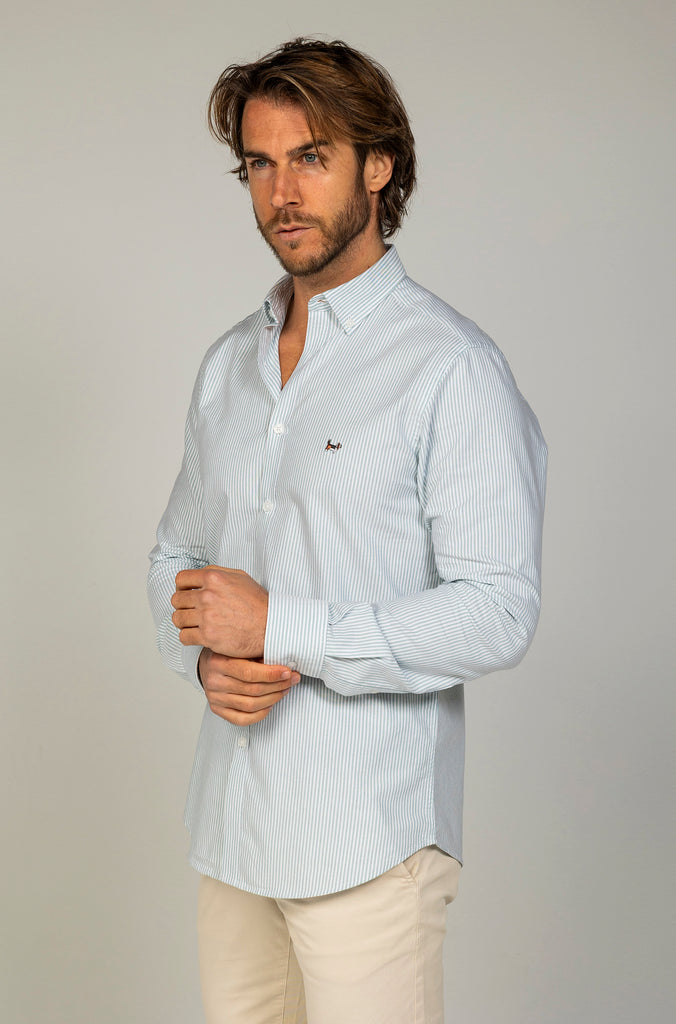 Camisa Oxford Suavizada Raya Verde