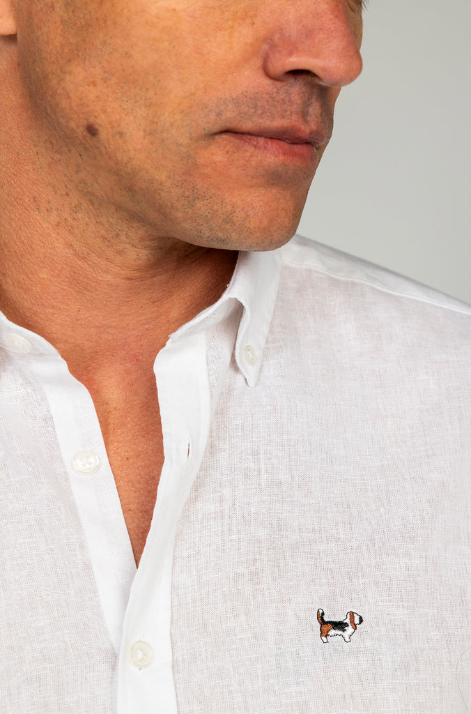 Camisa Lino Sport Blanco