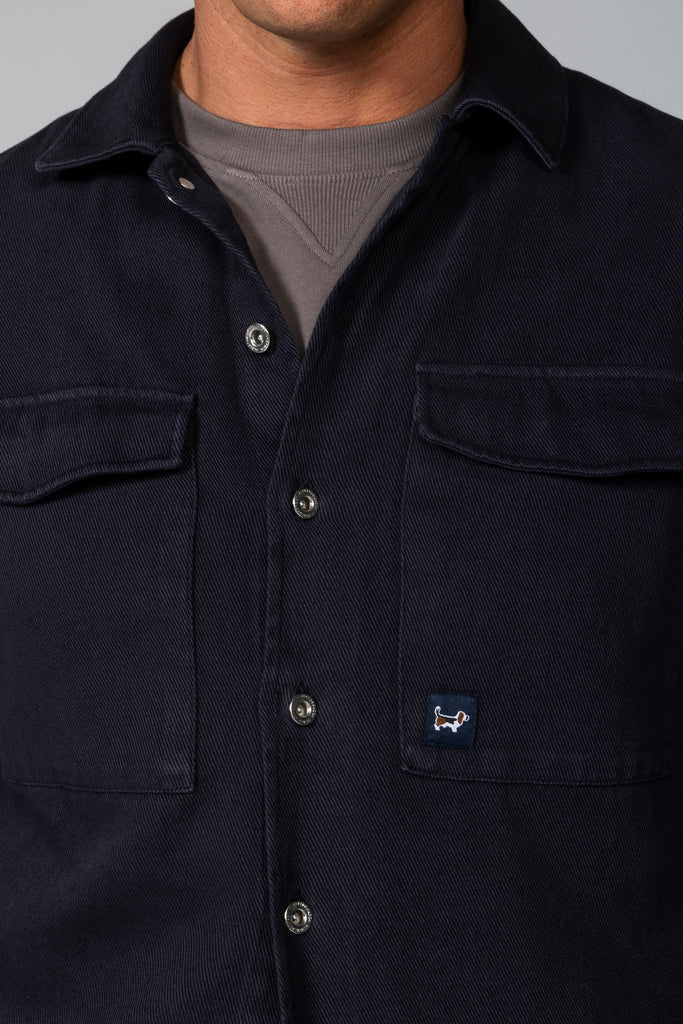 Sobrecamisa Marino 2 Bolsillos Botones Metálicos