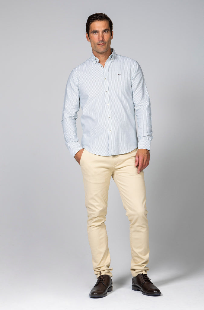 Camisa Oxford Raya Verde Menta
