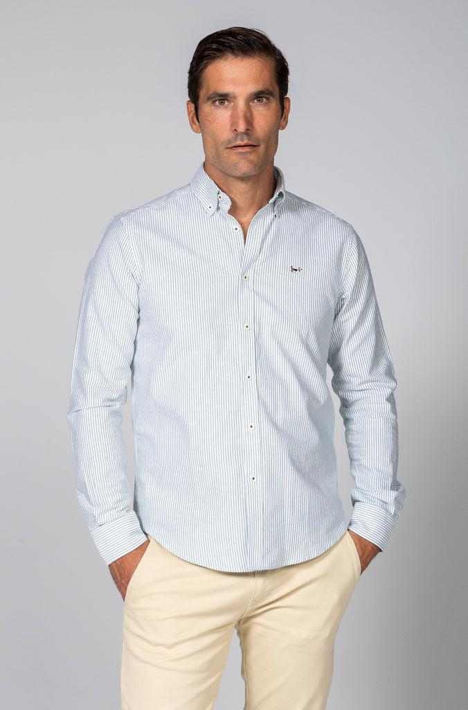 Camisa Oxford Raya Verde Menta