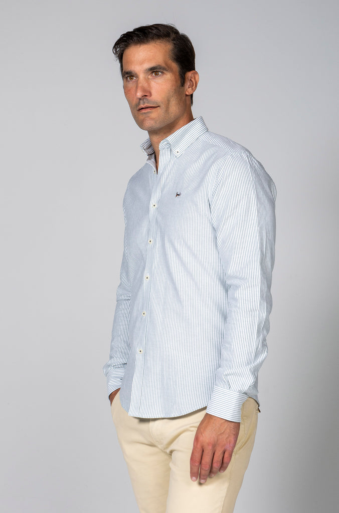 Camisa Oxford Raya Verde Menta