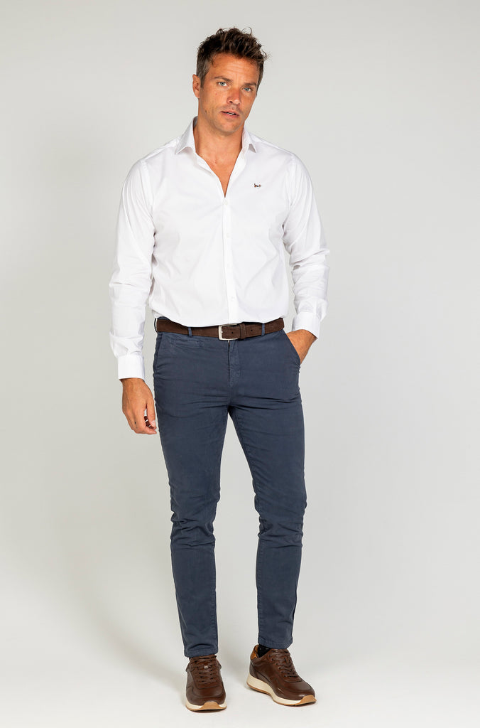 Camisa confort licra blanca