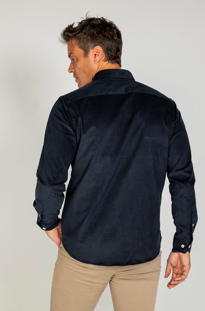 Camisa micropana marino