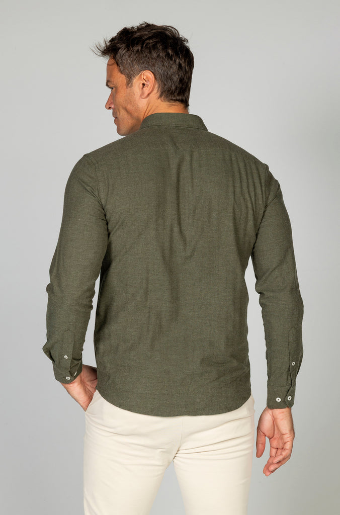 Camisa viella espiga verde