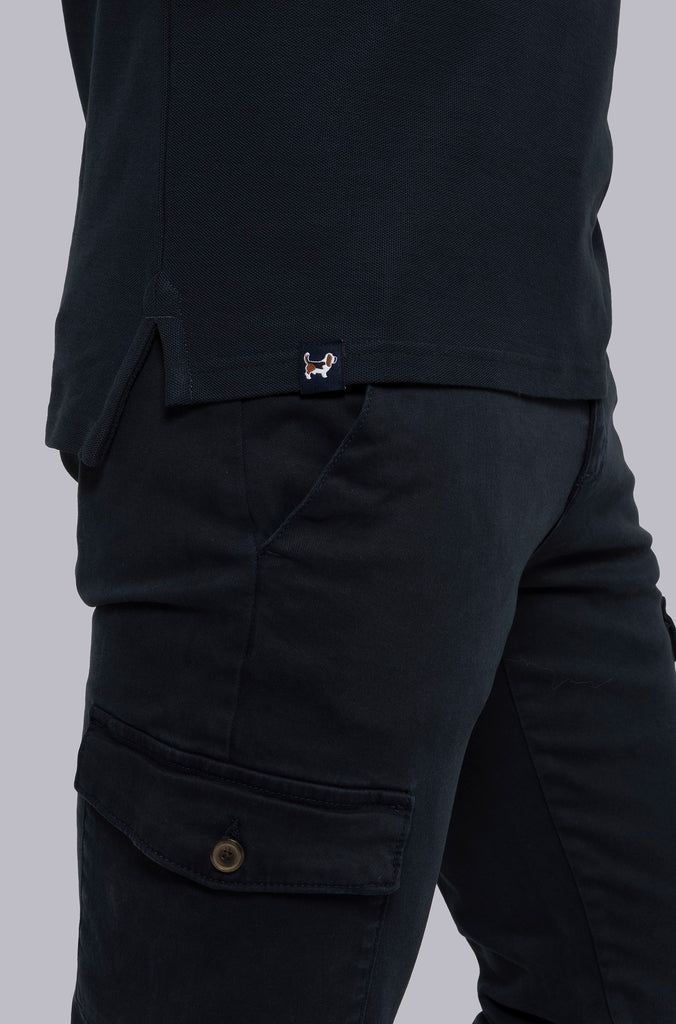 Polo Coimbra Bordado Marino