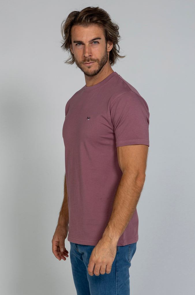 Camiseta Básica Brandon Mauve