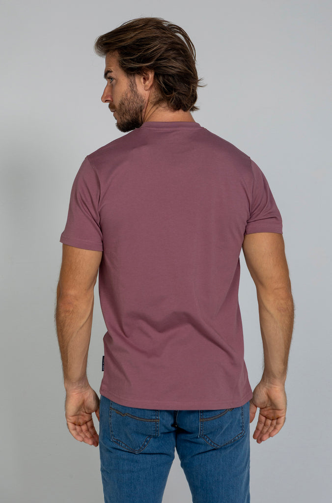 Camiseta Básica Brandon Mauve