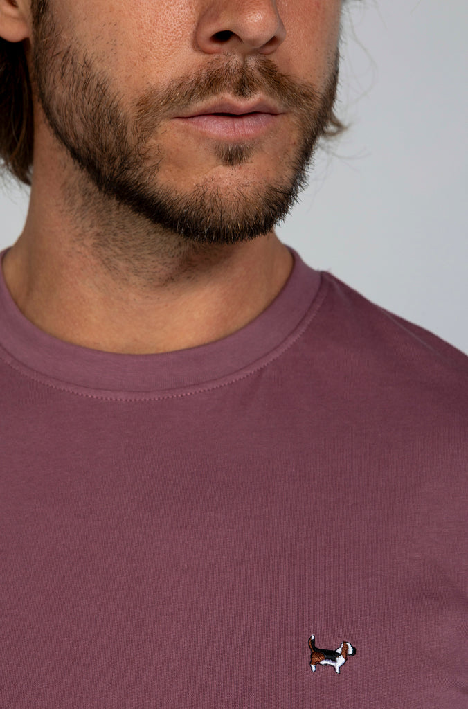Camiseta Básica Brandon Mauve