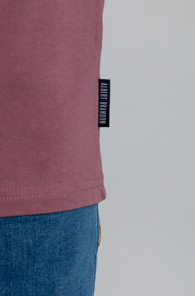 Camiseta Básica Brandon Mauve