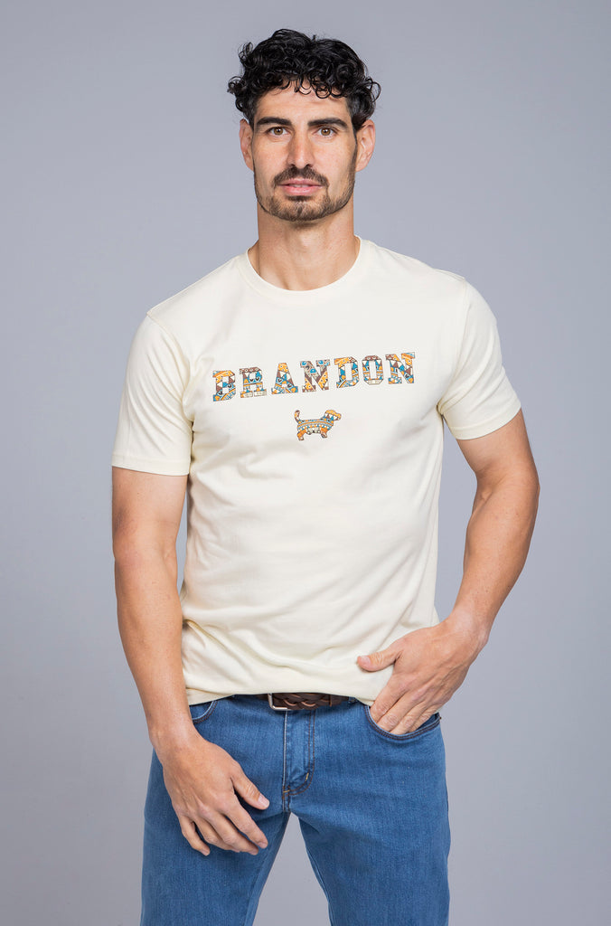Camiseta Azteca Vainilla