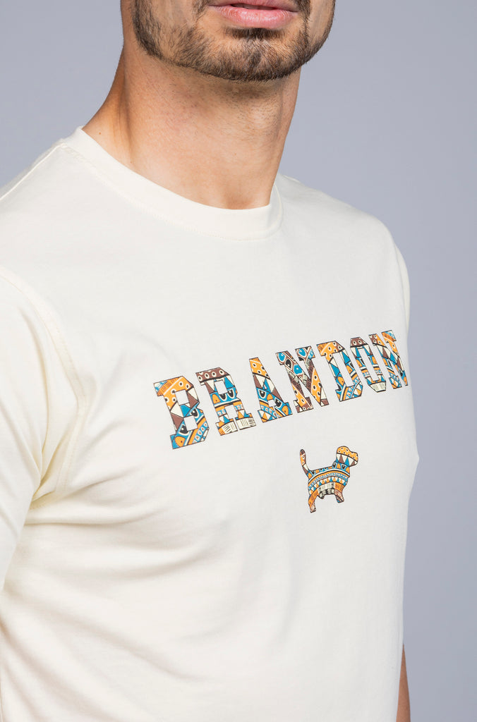 Camiseta Azteca Vainilla