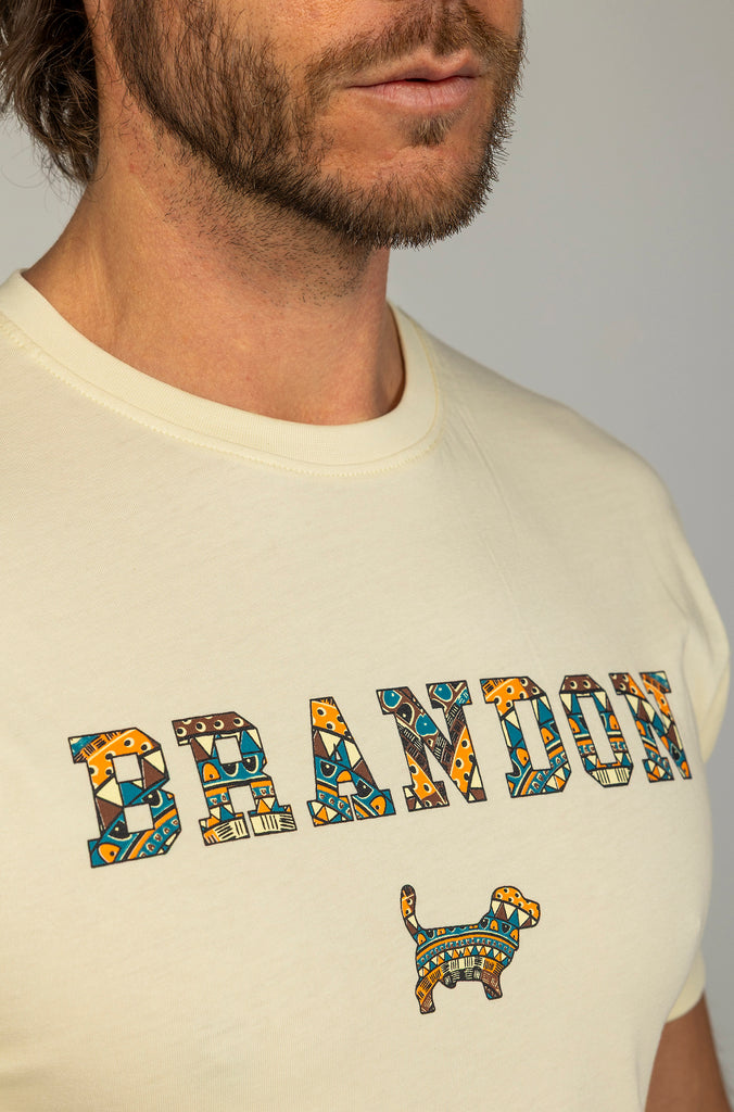 Camiseta Etnica Amarillo Palo
