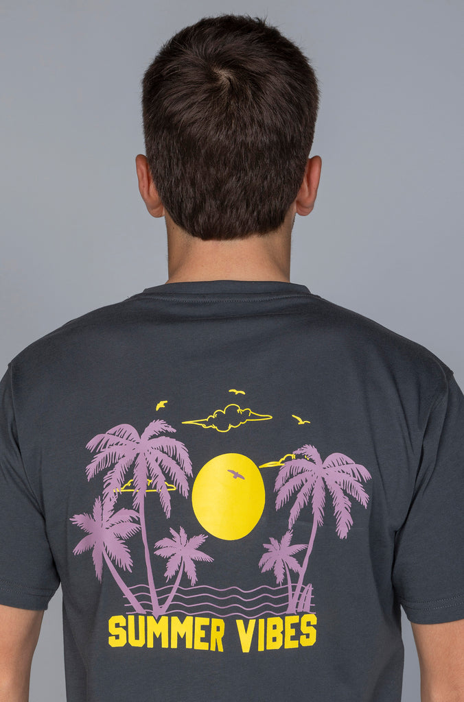 Camiseta Rivera Gris Plomo