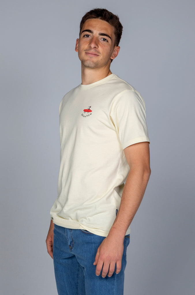 Camiseta Cala Surf Amarillo Palo