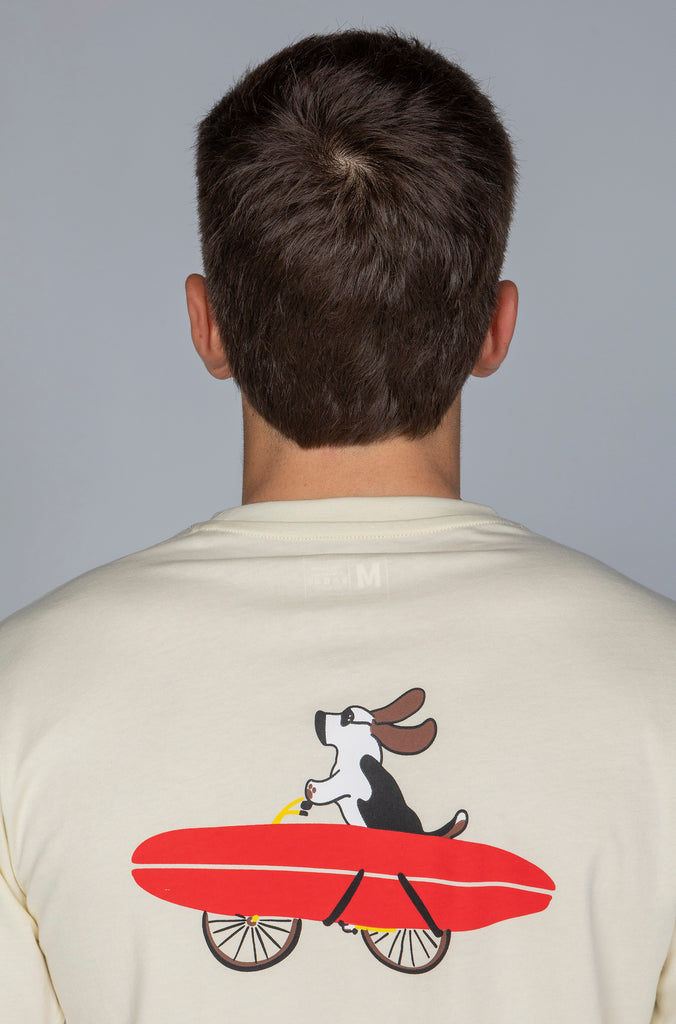 Camiseta Cala Surf Amarillo Palo