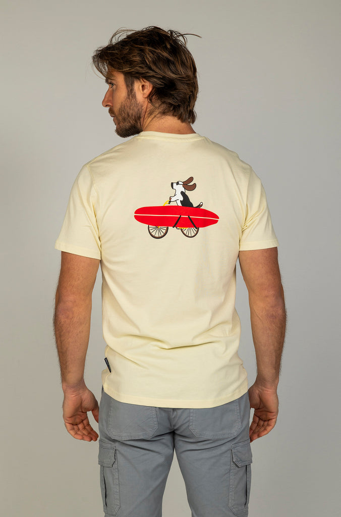Camiseta Surfer Amarillo Palo