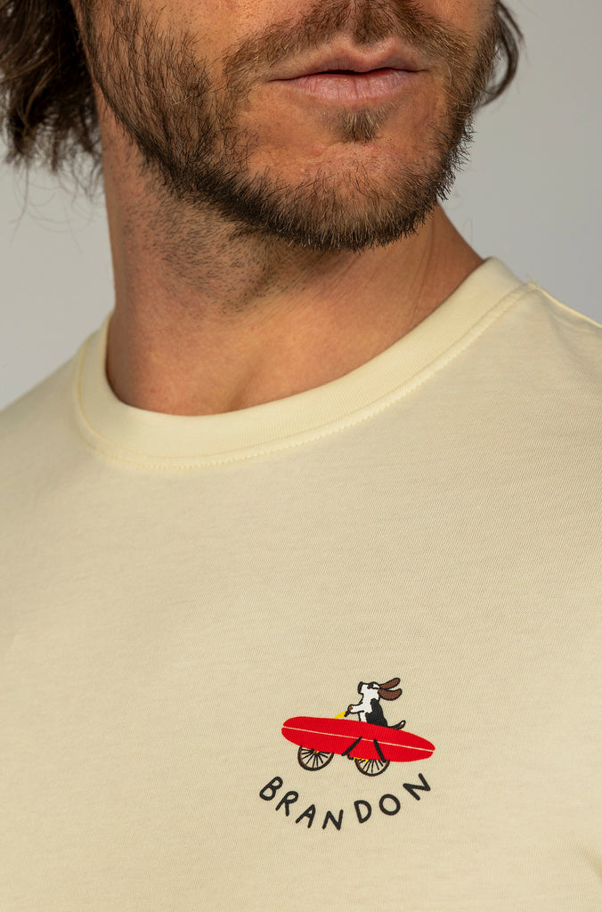 Camiseta Surfer Amarillo Palo
