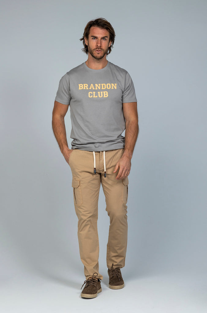 Camiseta Brandon Club Gris Medio